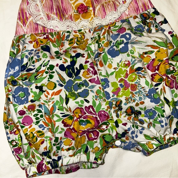 Haute Baby floral sunsuit sz 24 months EUC smoke free home - Picture 3 of 4